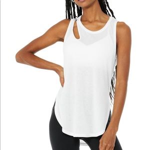 Alo Yoga White Peak Tank